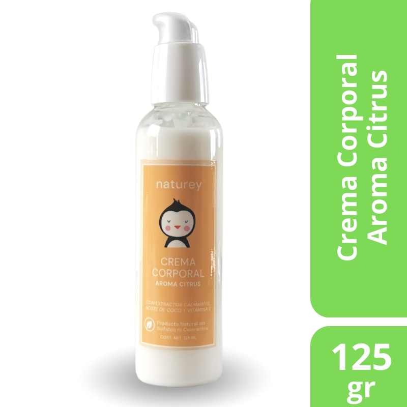 🧴 Crema Corporal Hipoalergénica para Bebé - Citrus 🍋 125 gr